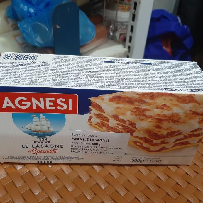 

Agnesi lasagna pasta 500gr