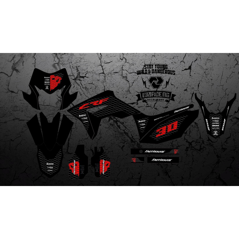 Decal CRF 150L Premium Superglossy (Laminasy Tebal 500 micron)