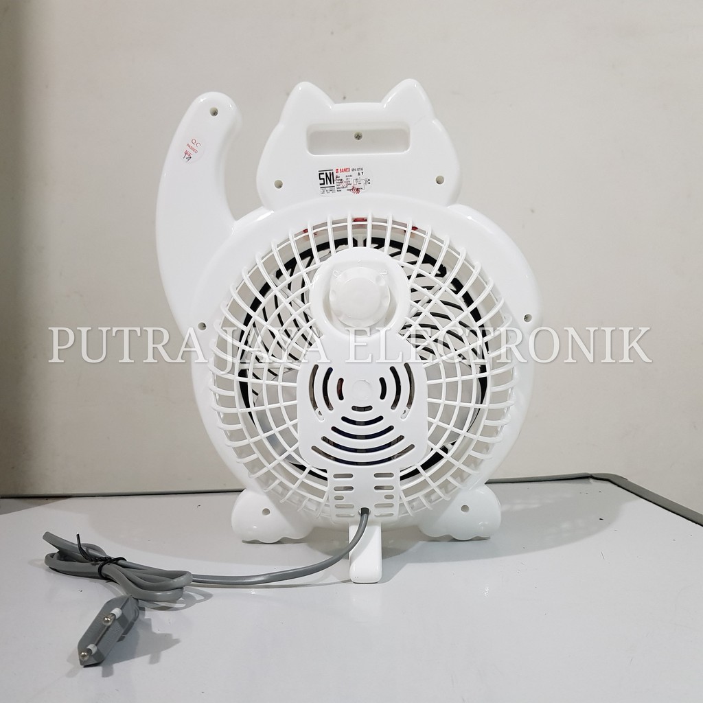 KIPAS ANGIN KARAKTER 8&quot; SANEX SN 810KC - KUCING HOKI