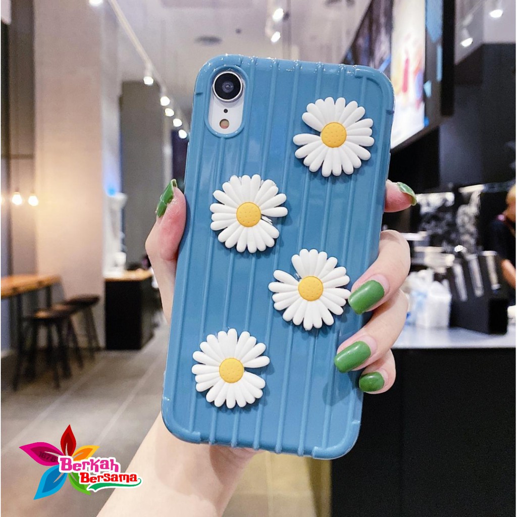 Softcase Bunga Timbul Oppo A5s A7 A12 F9 A71 A83 F7 F5 Youth F11 Pro A52 A92 A72 A74 A54 BB1227