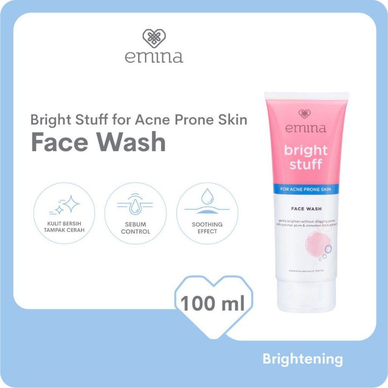 Emina Bright Stuff for Acne Prone Skin Face Wash