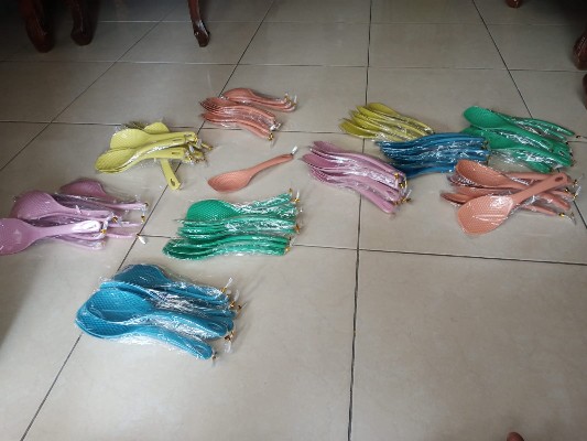 Isi 50 Pc Souvenir Pernikahan Centong/sovenir Centong Nasi/magicom/mejikom/tanaka/anti Lengket + Kut