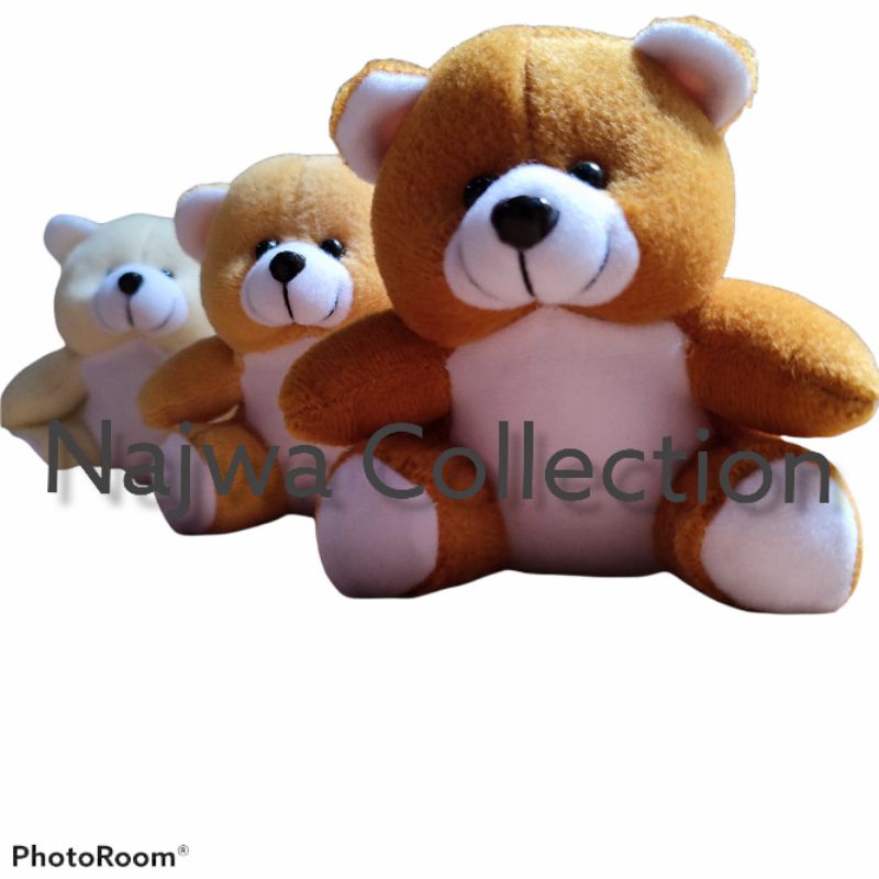 HADIAH BONEKA TEDDY BEAR MINI SIZE KADO LUCU IMUT