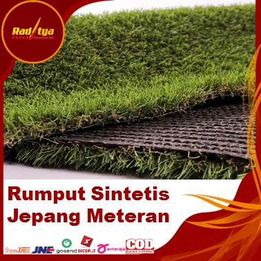 Rumput Sintetis Jepang Meteran panjang 2 meter x 1 meter Untuk Taman Outdoor Bisa Custom Ukuran Dari Raditya Desain Art