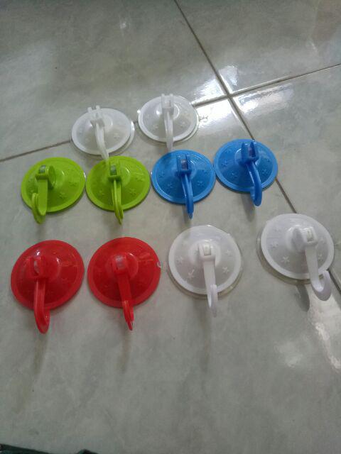 Sucker Hook 7.5 Cm - Gantungan Pengait Plastik Multi Fungsi Serba Guna