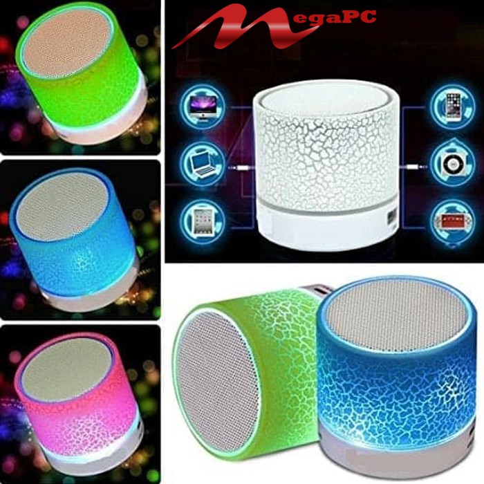 Speaker Bluetooth Mini LED