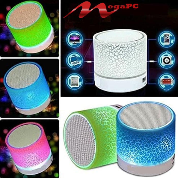 Speaker Bluetooth Mini LED