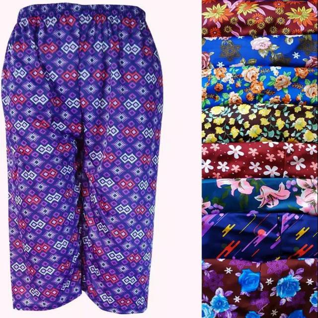 Celana Hyget pendek Jumbo motif random