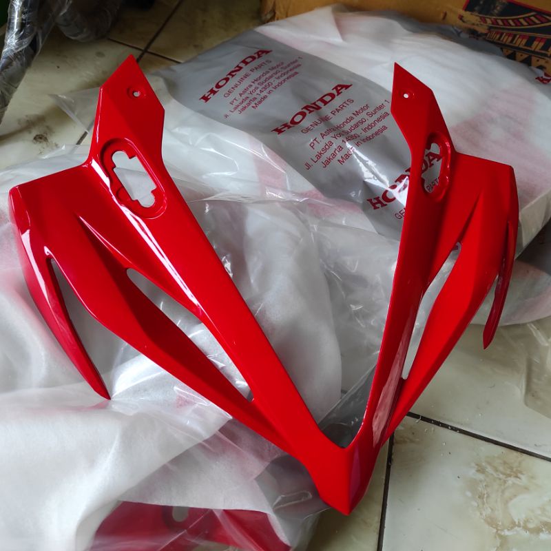 Tameng CBR150R Cowl Fr upper NEW CBR150R Led K45G Merah Original Honda