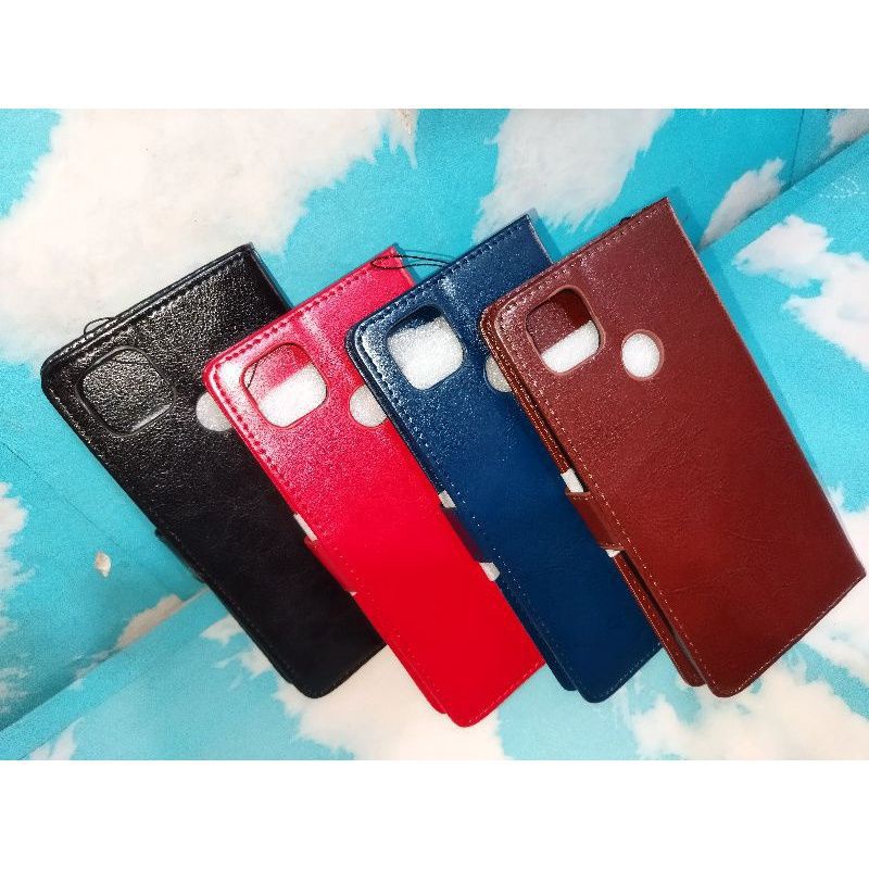 (MH)-REDMI 9C FLIP CASE KULIT/CASE DOMPET WALLET