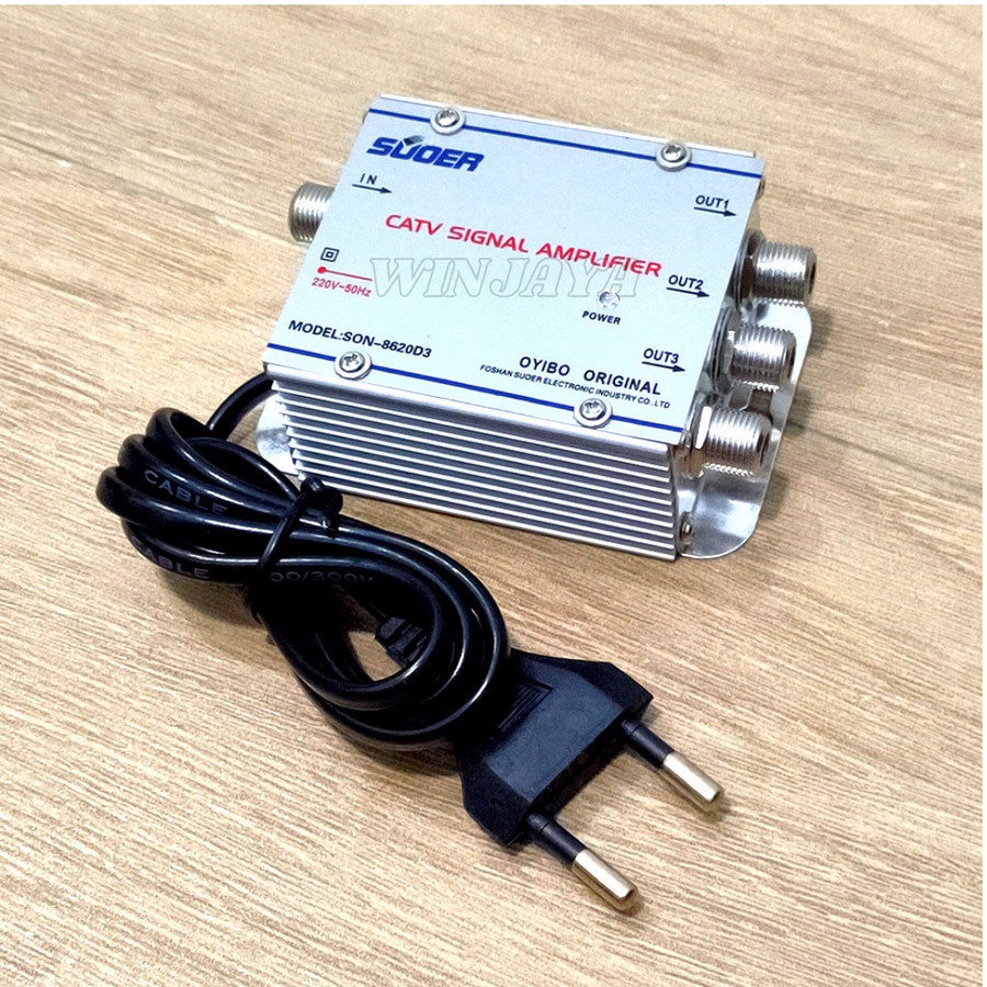 SPLITTER ANTENA TV 3 WAY ANTENA TV PARAREL - CATV SIGNAL AMPLIFIER