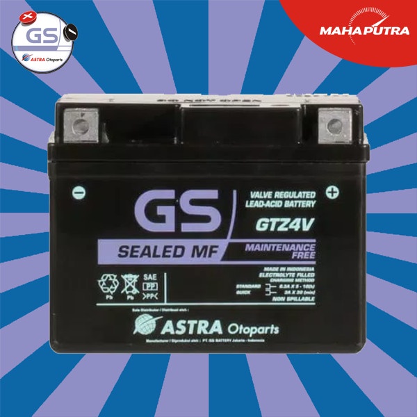 GS Astra MF GTZ-4V Aki Motor