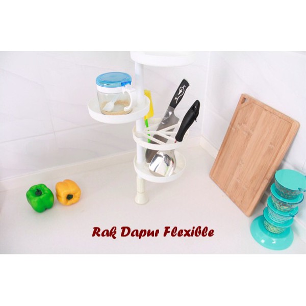 rak dapur flexible bulat