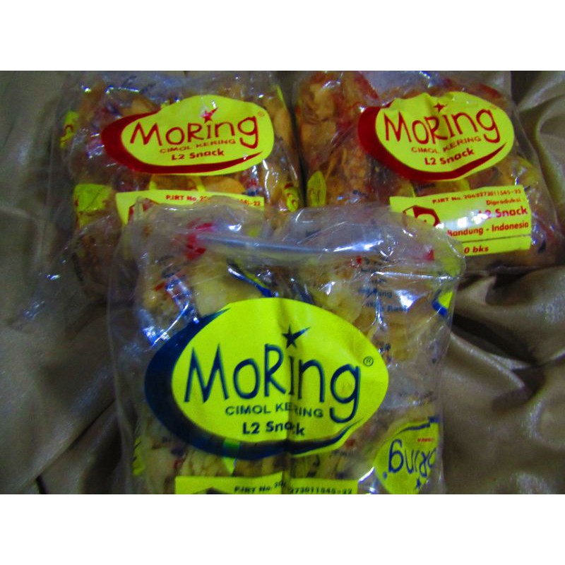 

Moring (cimol kering) baru!!! kemasan lebih besar isi 10 pcs