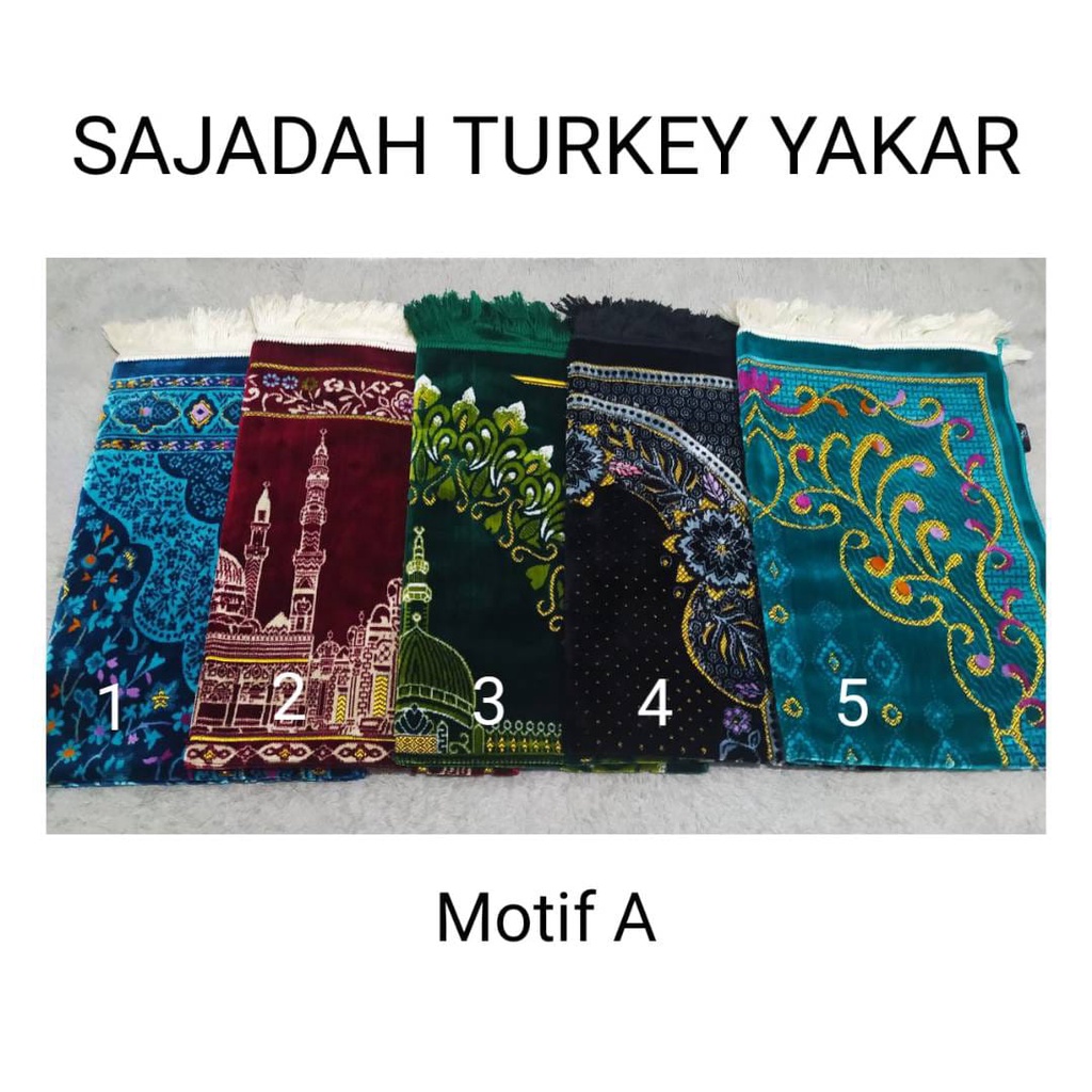 Sajadah Turkey Premium YAKAR / Sajadah Tebal / Sajadah Turki / Sajadah Turki Tebal Premium