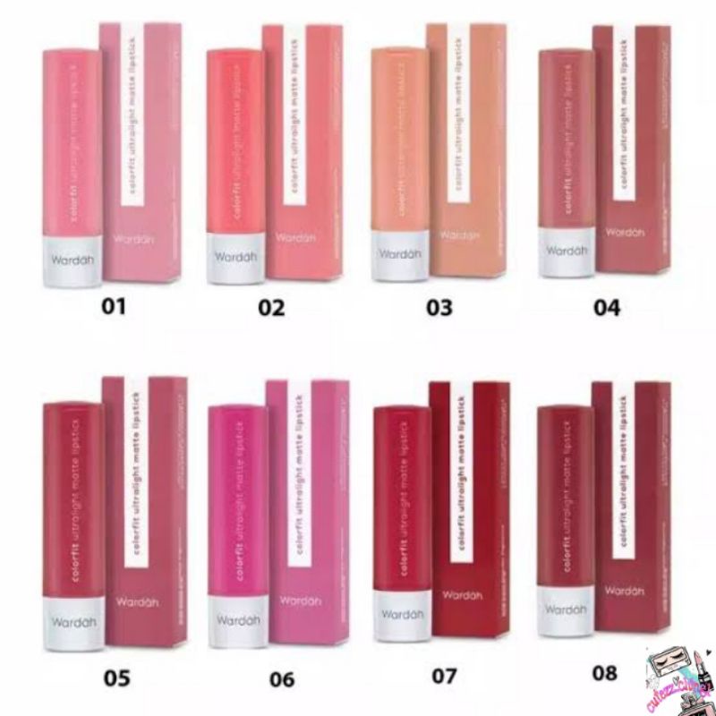 ☃Cutezz_Ching1☃Wardah Colorfit Ultralight Matte Lipstick