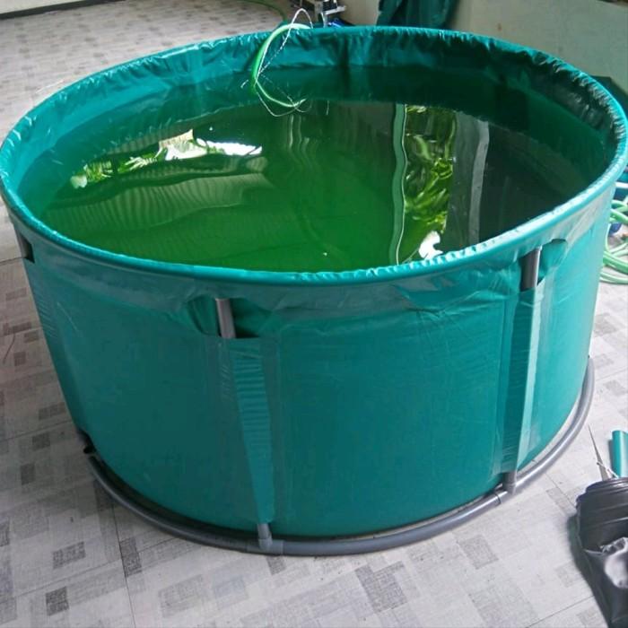 Terpal Terpal Kolam D2 Tinggi 1 Mtr Beselot Buat Paralon Bhn Pvc Orchid