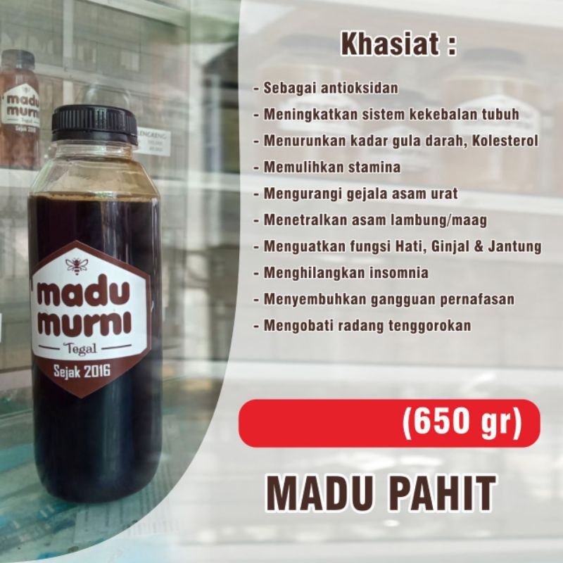 

Madu Murni ( Pahit )