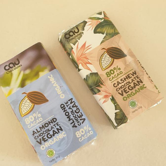 

Organic Vegan Chocolate Dairy Free 30g – Cau Chocolates - Almond MURAH