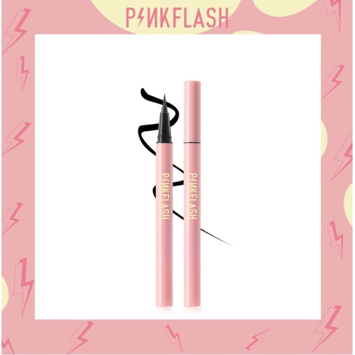 [ PINKFLASH ] OhMyLine Eyeliner Warna Hitam Anti Air Tahan Lama PF008