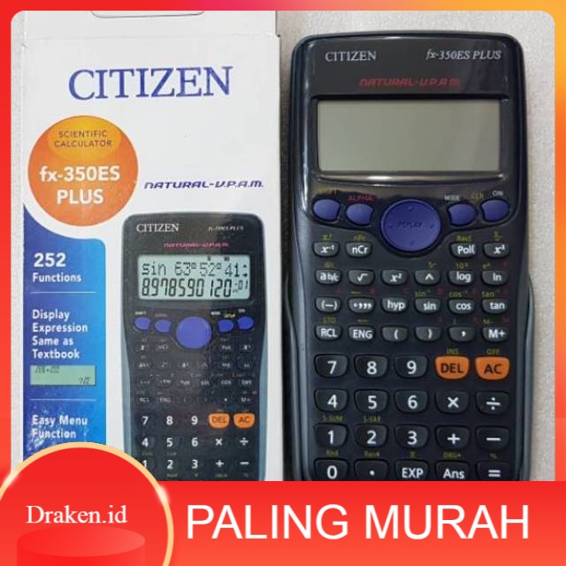 

[COD} KALKULATOR SCIENTIFIC CITIZEN FX 350 ES PLUS