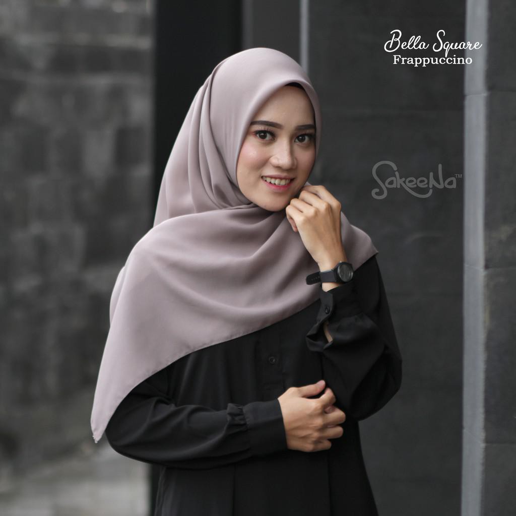 Bisa Cod Hijab Bella Square Frappuccino