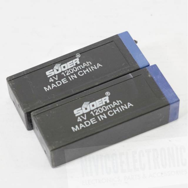 Baterai aki kering 4v 1200 mah SUOER