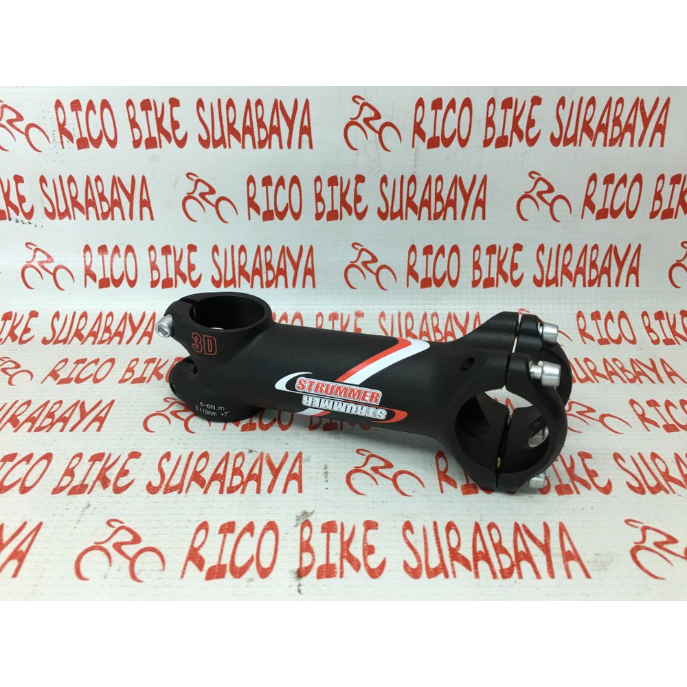 STEM MTB ROAD BALAP STRUMMER 11cm BLACK Murah