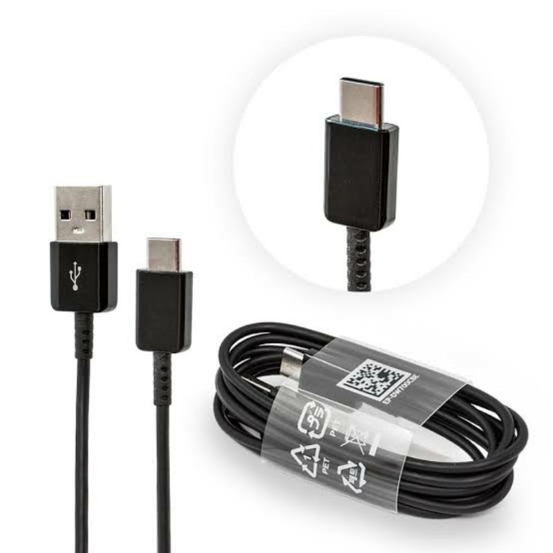 KABEL DATA KABEL CHARGER KABEL CAS CASAN SAMSUNG GALAXY USB TYPE TIPE C A31 M21 M31 M31S M30 M30S M1