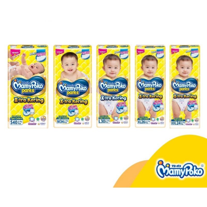 Jual Mamy Poko S40/M34/L30 | Shopee Indonesia
