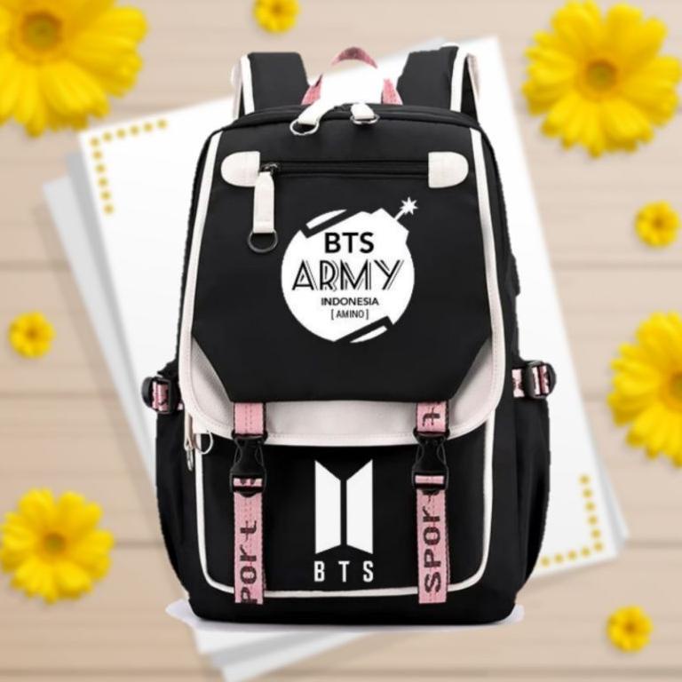 (PROMO HGK47) tas ransel anak perempuan model Korea/tas BTS anak SD/ransel anak perempuan SD ❂