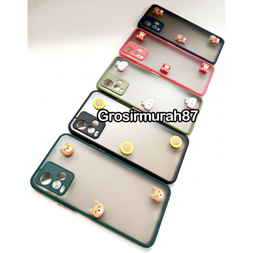 candy macaron softcase case tebal kondom hp Vivo y33s Pink maroon kuning hitam navy