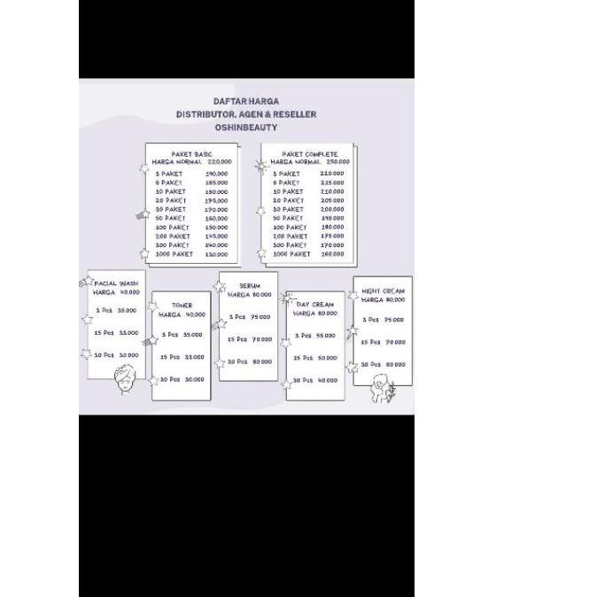 ➬ (DIST) Eceran Oshinbeauty / oshin beauty ✭