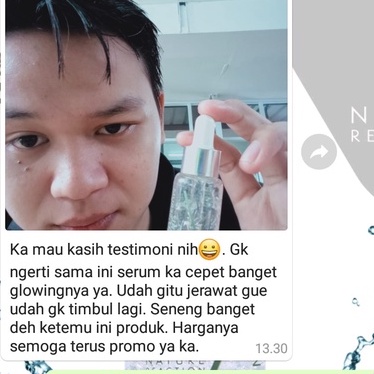 Nature Reaction Crystal Bright Serum 100 Ori Serum Natural Reaction Crystal Pencerah Wajah Penghilang Flek Hitam Di Wajah Membandel Original Bpom