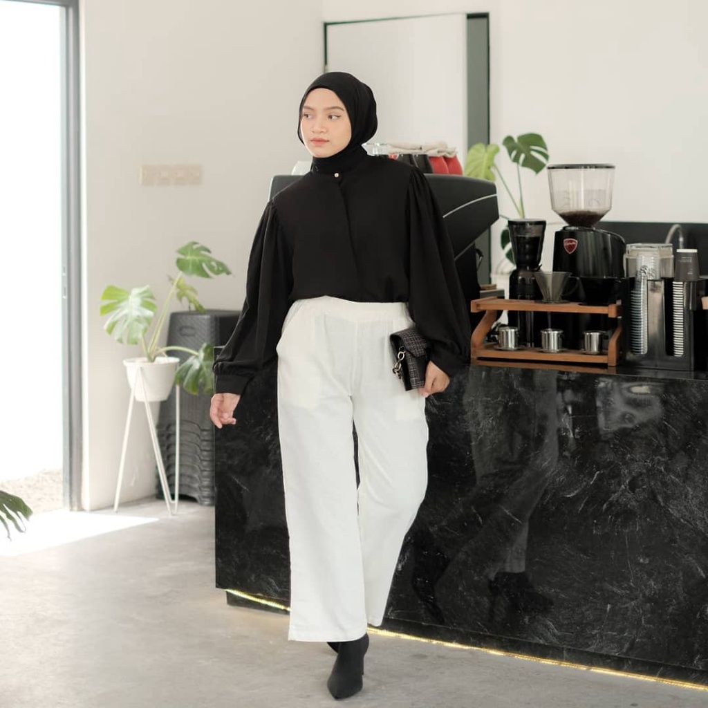 SALCHI KULOT PANTS / CELANA BAHAN / CELANA KERJA / LINEN