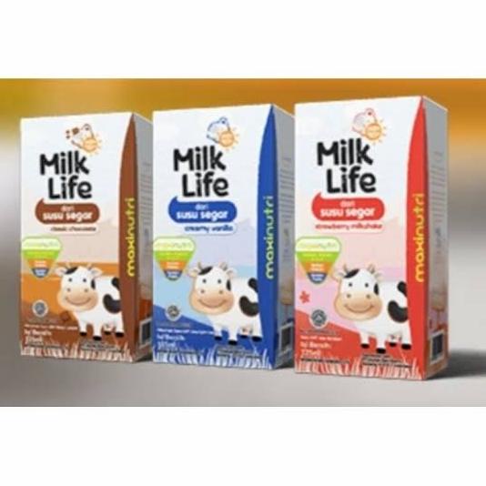 

READY COD Susu Milk Life UHT 125ml (1dus = 40pc) - Strawberi