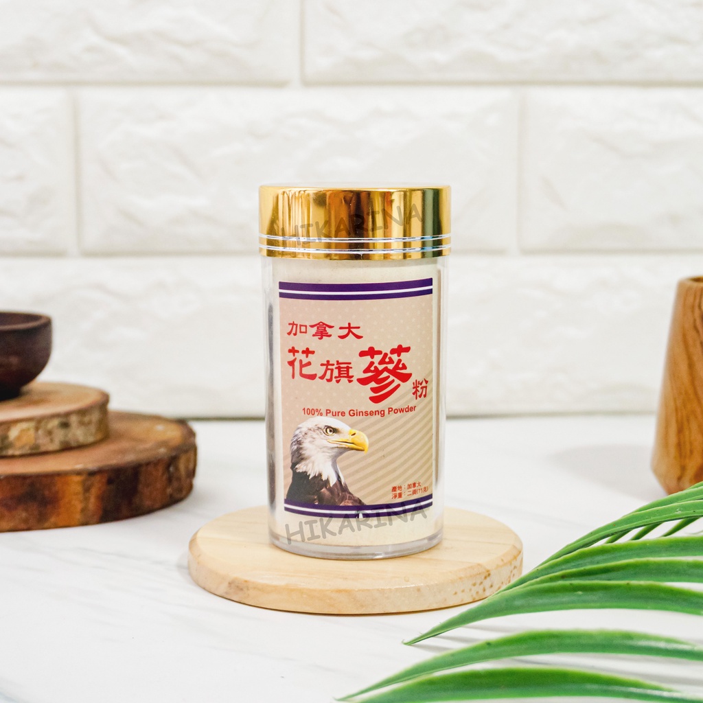 (75gr) Ginseng Bubuk / Ginseng Canada Yong Sem Import Hongkong