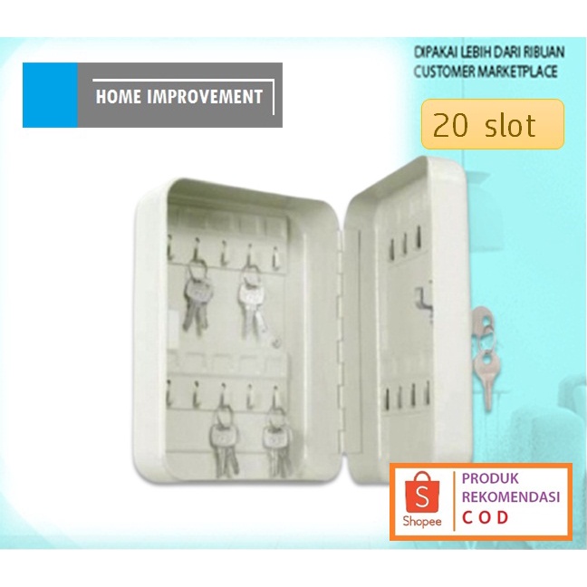 Key Box Zehn dengan kode/tempat penyimpanan kotak kunci 20 slot kunci