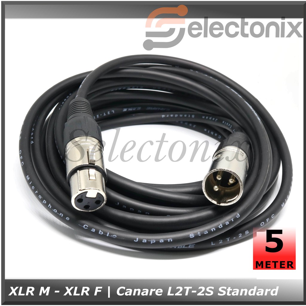 Kabel Mic XLR Male to Female | Canare Standard [5m]