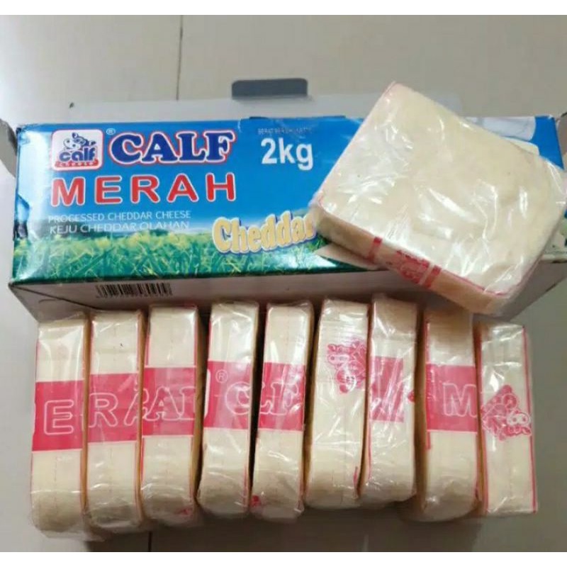 

Keju Calf Merah Potong 165gr