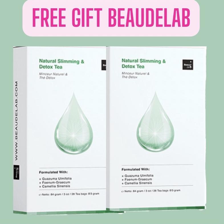 Terlaris +Free Gift Slimming Tea Teh Diet Beaudelab Detox Tea Beautylab.Inc