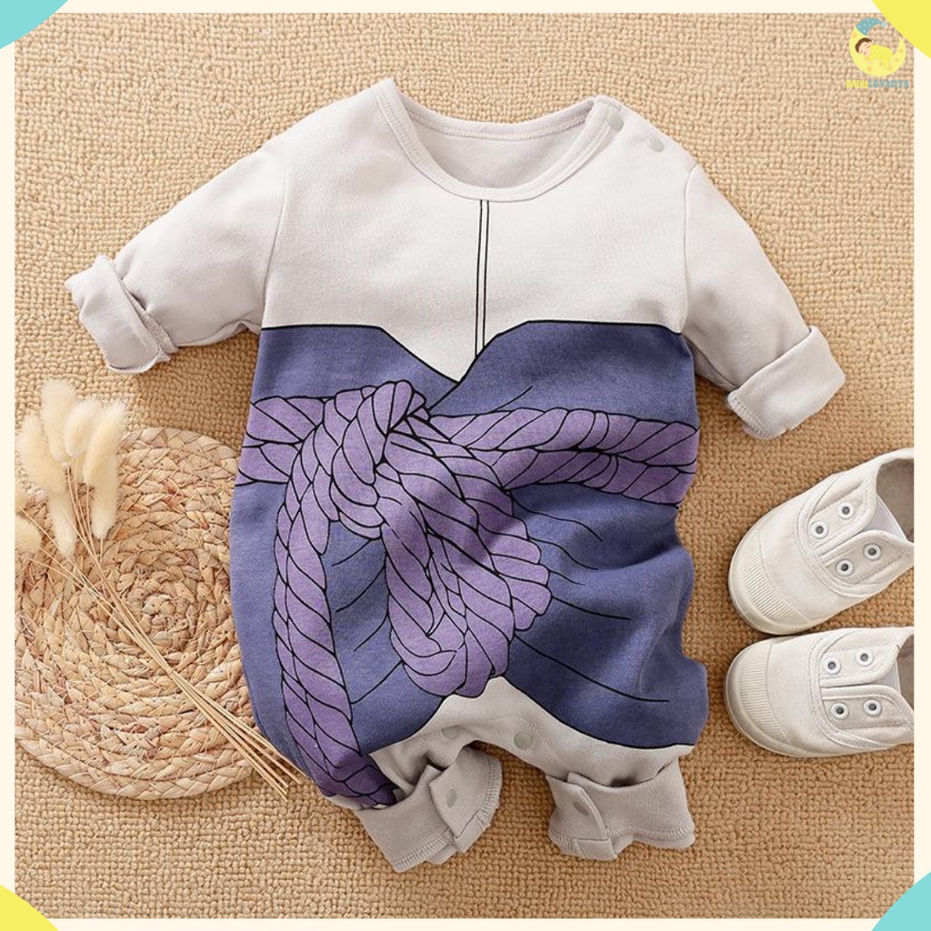 [COD] jumper bayi motif  SASUKE NARUTO / baju bayi jumperlengan panjang lucu premium anime BA-232/Babylovanta