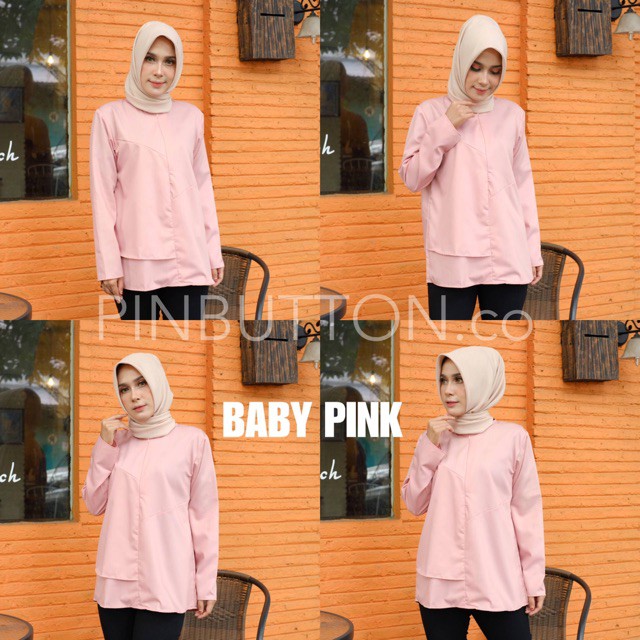 terbatas  BLOUSE WANITA BAHAN  TOYOBO TEBAL - AMARA