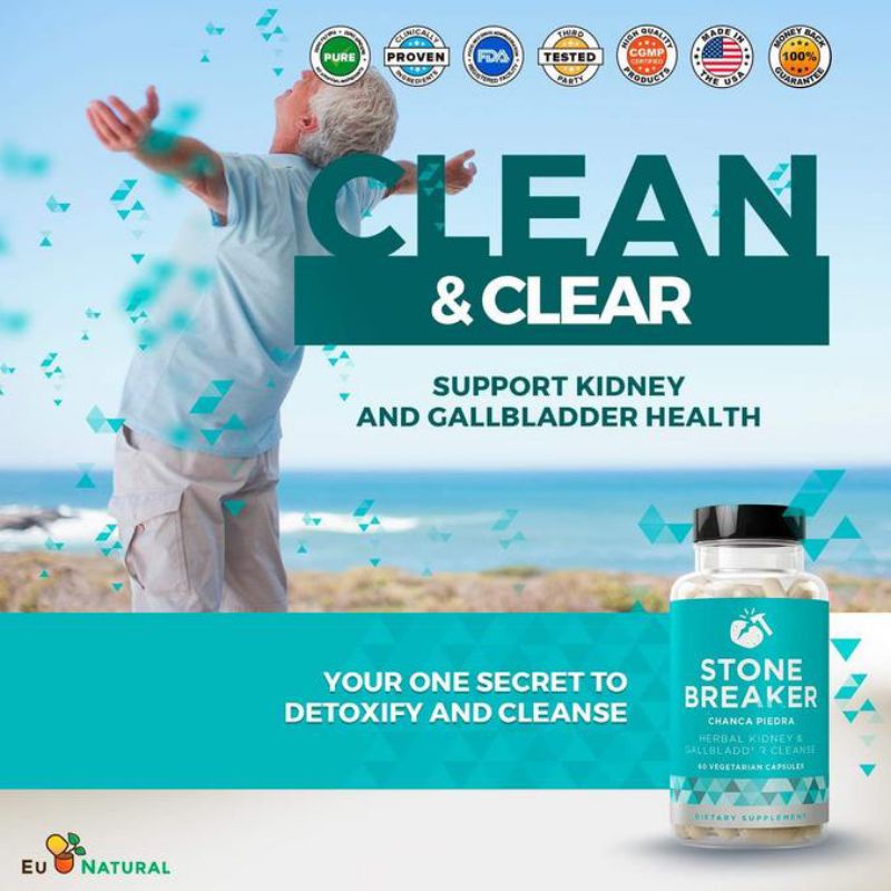 EuNatural / Eu Natural Stone Breaker Obat Penghancur Batu Ginjal / Empedu Herbal