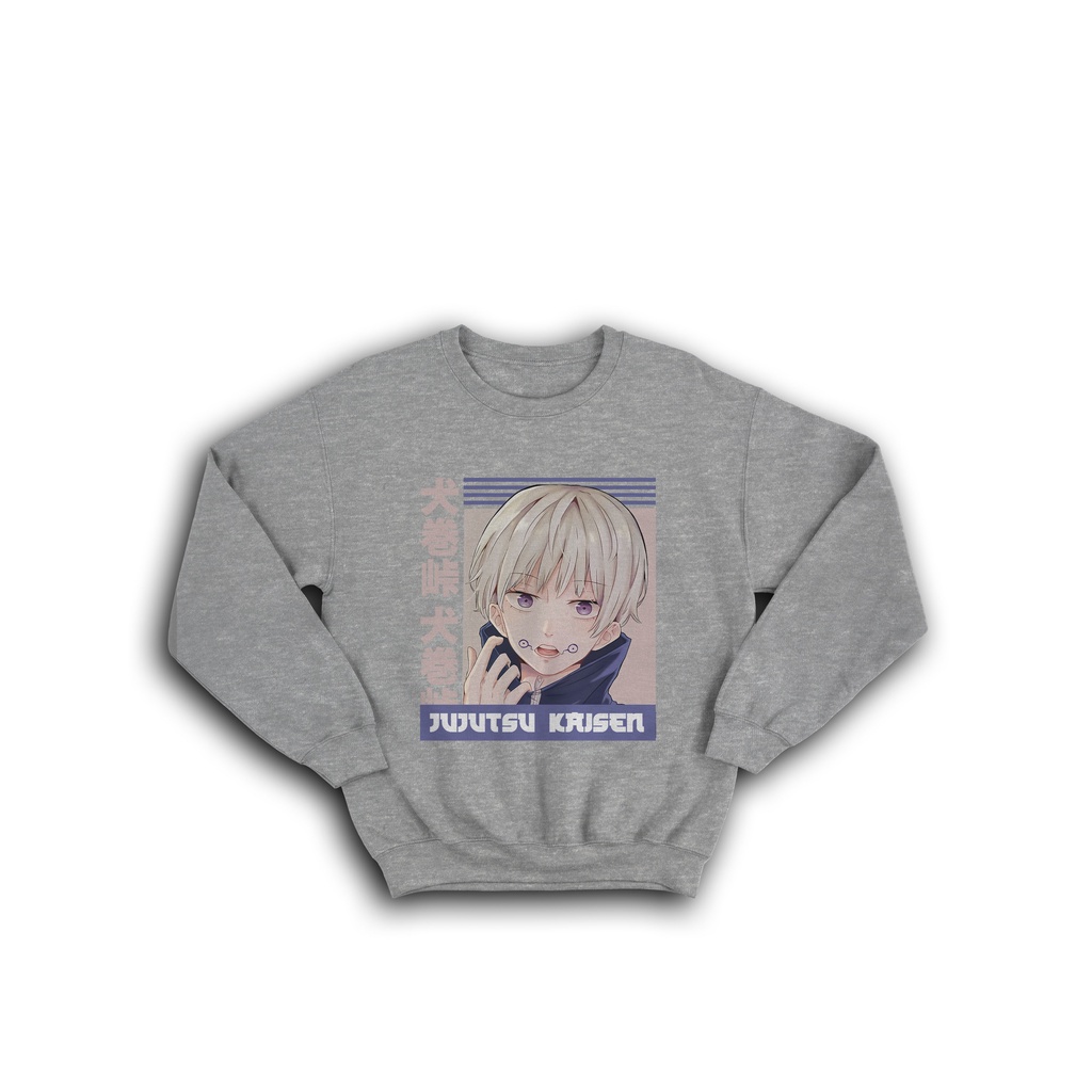 SWEATER JAKET CREWNECK TERBARU SERIES INUMAKI TOGE JUJUTSU KAISEN MANGA ANIME