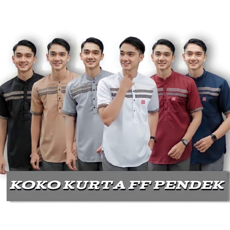BAJU MUSLIM KOKO KURTA KEKINIAN TERBARU RENDA