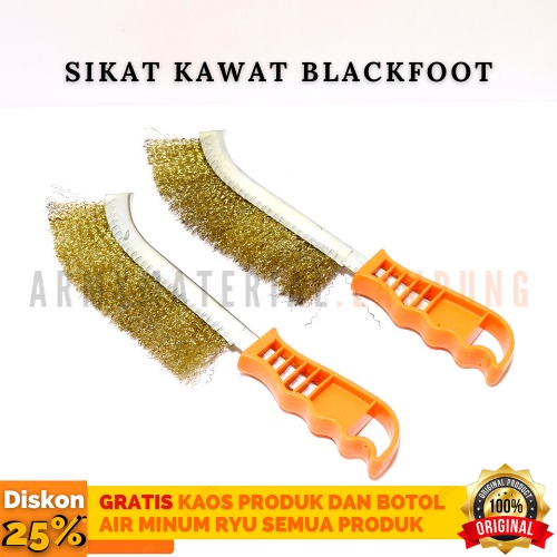 Sikat Kawat Kuningan Gg Fiber / Sikat Kawat Pembersih / Sikat Kawat Baja / Sikat Kawat Model Pisau /