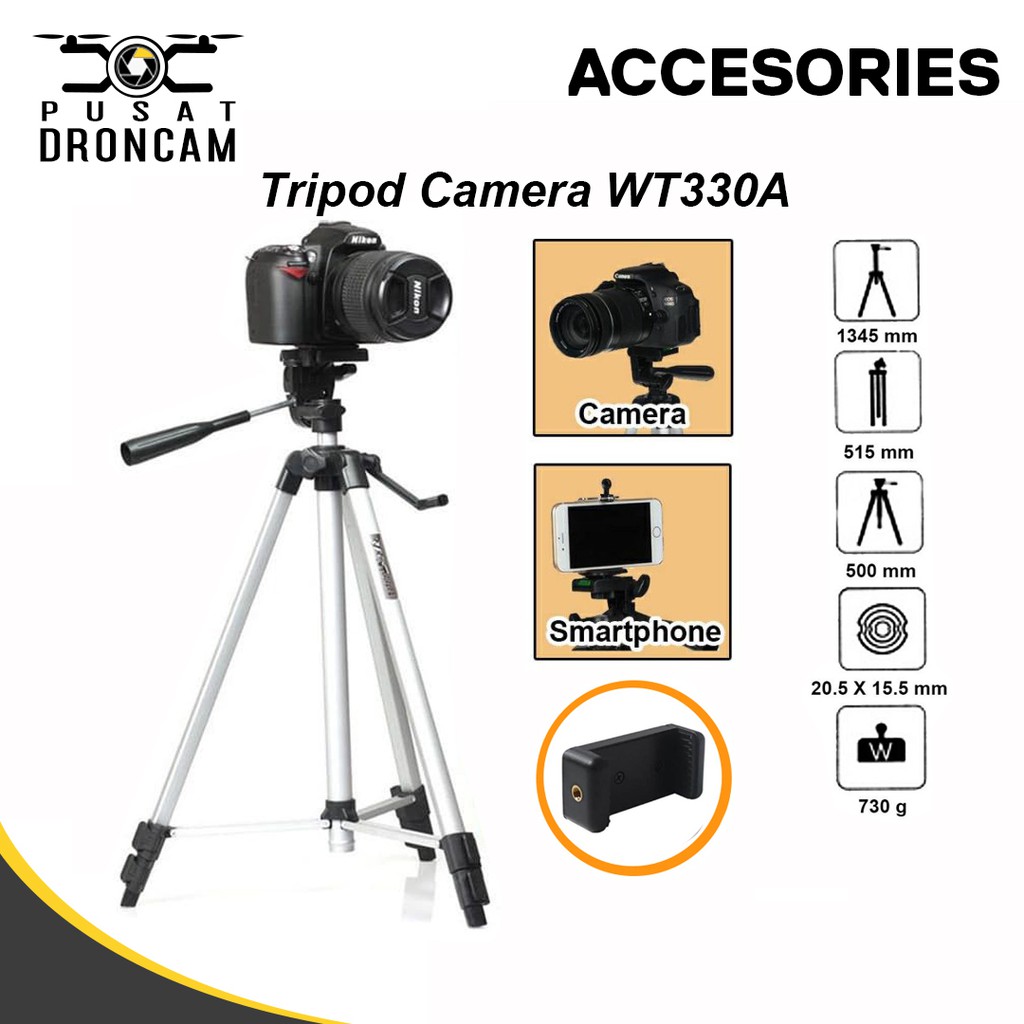 Tripod Camera WT-330A for DSLR Original WT330A Mirrorless