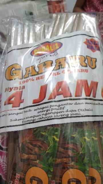 Dupa Hio Gaharu Dubali1 Nyala 4 Jam Pack Incense Stick Dupa Bali Wangi Herbal Aromatherapy