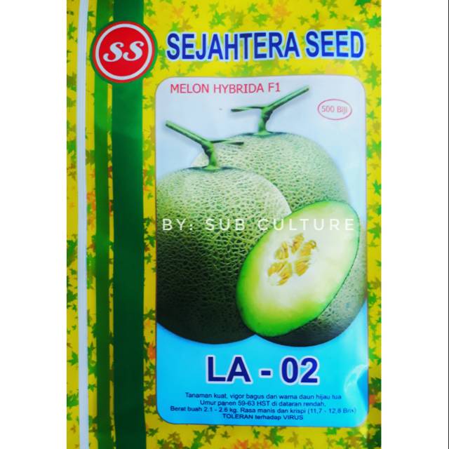 BENIH MELON HIBRIDA F1 LA-02 KEMASAN 20 GR